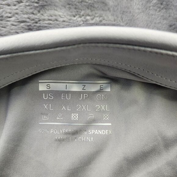 EKLENTSON Women's Long Sleeve Polo Golf T-Shirts Light Gray XL - Picture 3 of 7